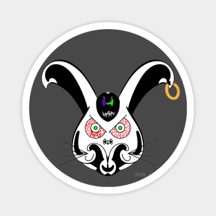 Rage Rabbit Magnet